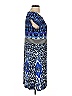 Tribal Print Blue Casual Dress Size L - photo 4