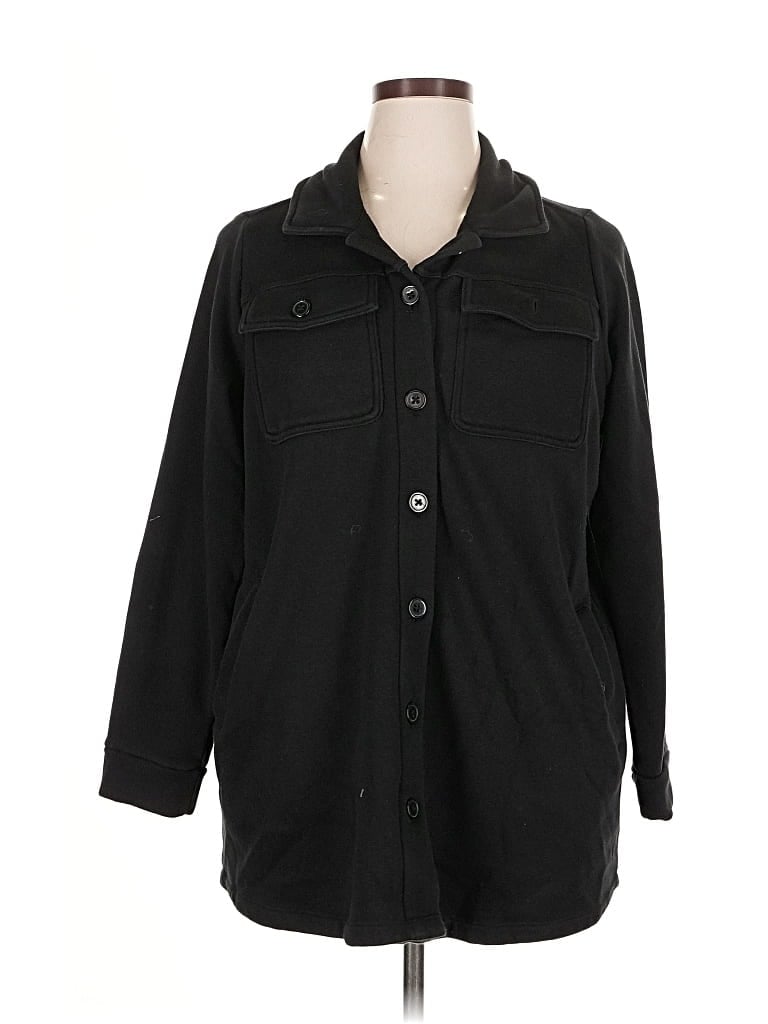 Pre-owned Torrid Active Coat In Black