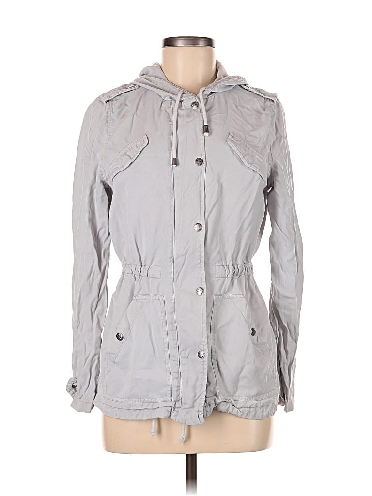 Pre-owned Max Jeans Jacket In Gray