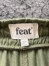 feat Solid Green Casual Pants Size XS - photo 3