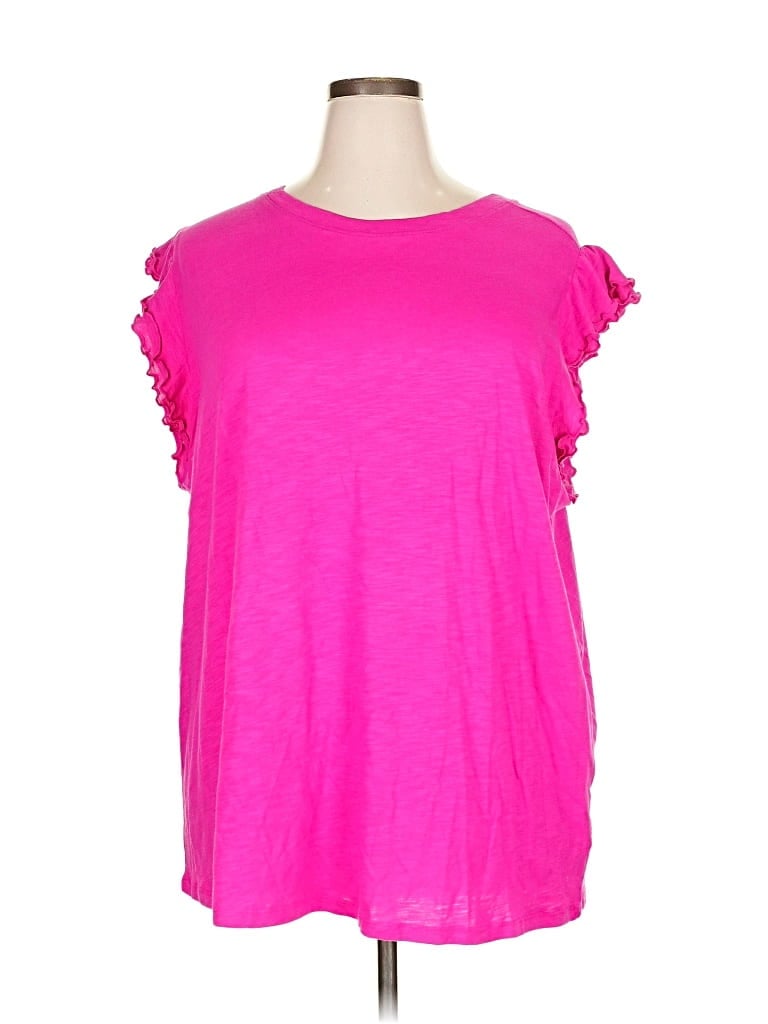 Pre-owned Torrid Sleeveless T-shirt In Pink