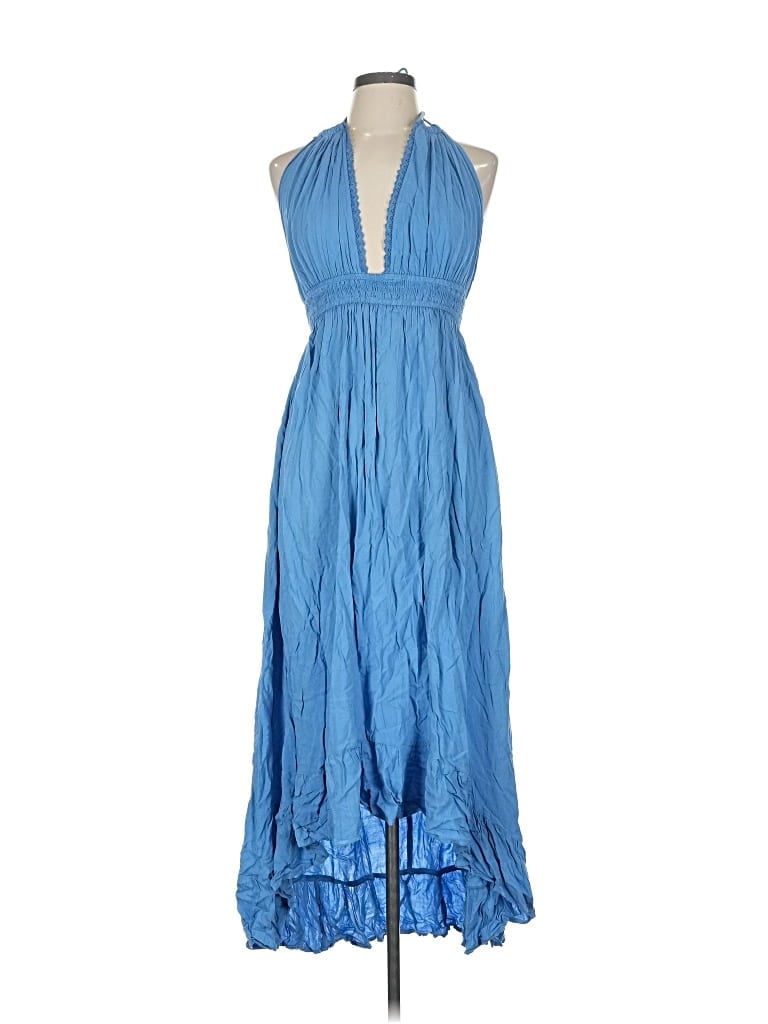 Pre-owned Boho Me Casual Dress In Blue