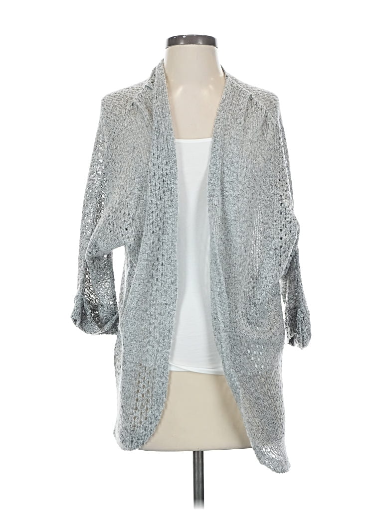 Pre-owned Cotton On Cardigan Sweater In Silver