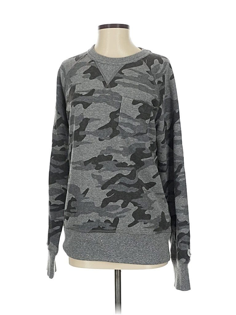 Pre-owned Champion Sweatshirt In Gray