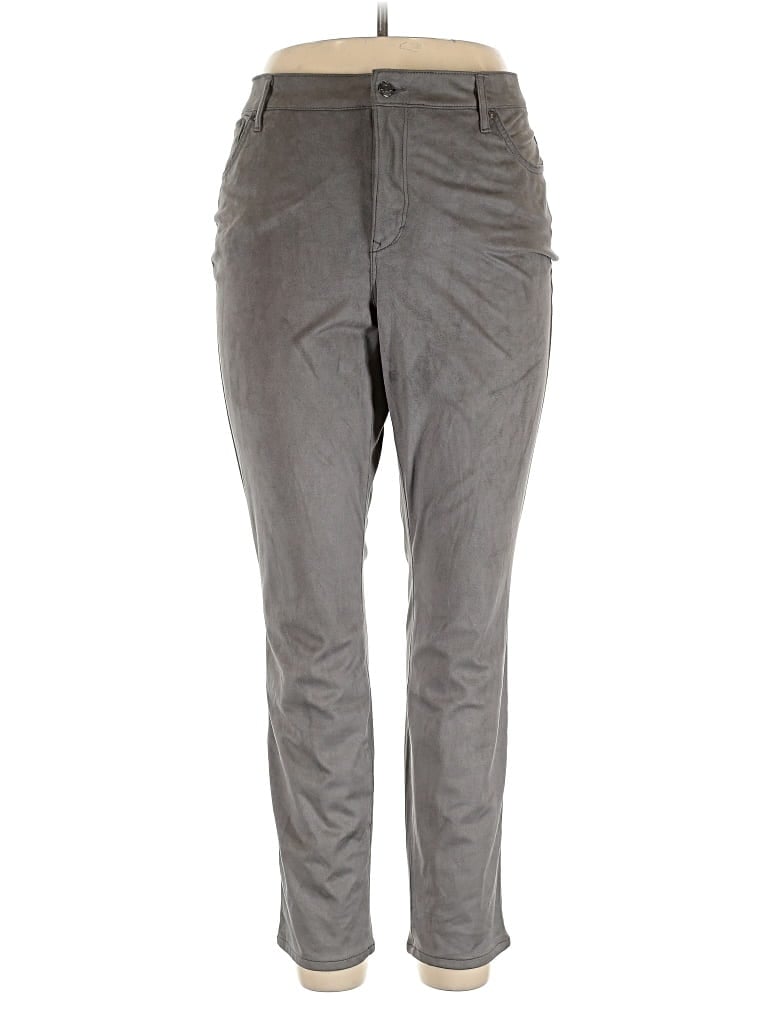 Pre-owned Gloria Vanderbilt Jeggings In Gray