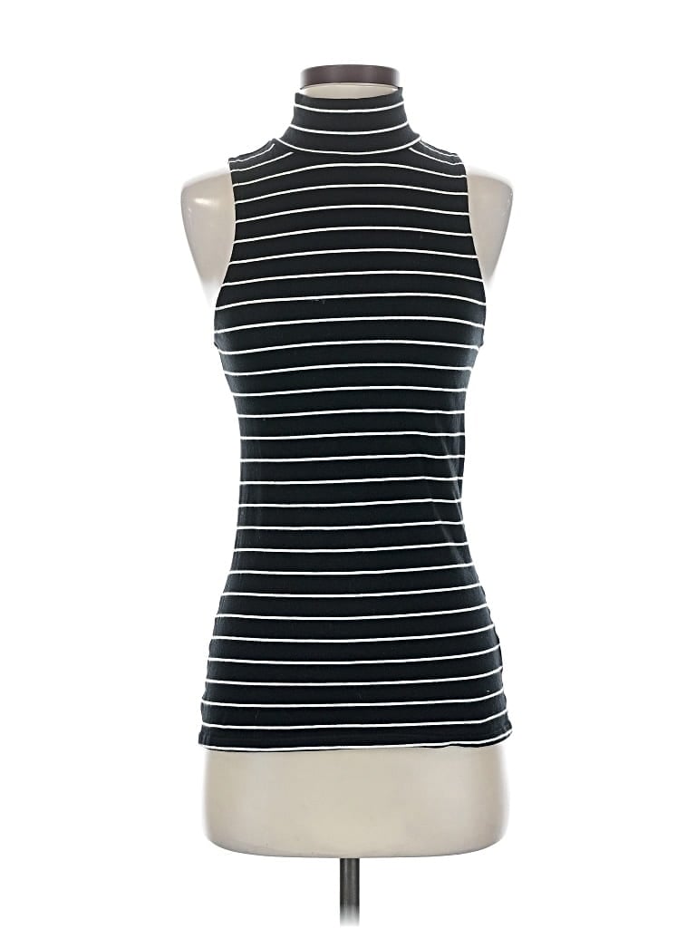 Pre-owned Express Tank Top Black Halter Neckline Tops