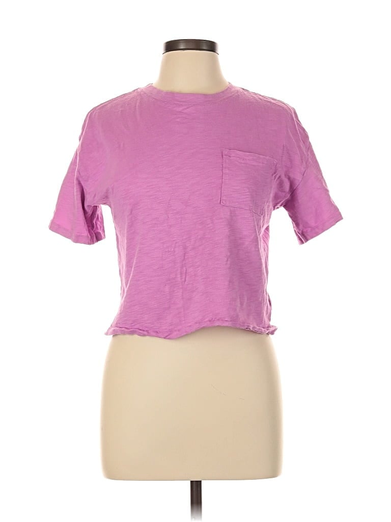 Pre-owned Gap Short Sleeve T-shirt In Purple