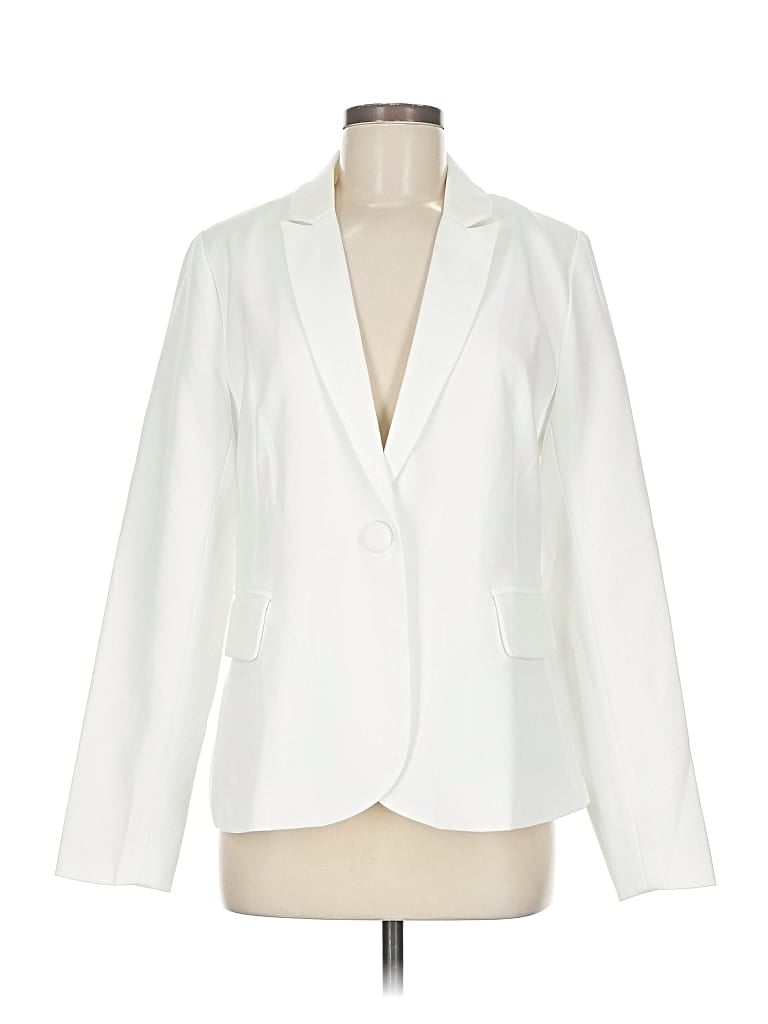 Pre-owned Unbranded Blazer Jacket In White