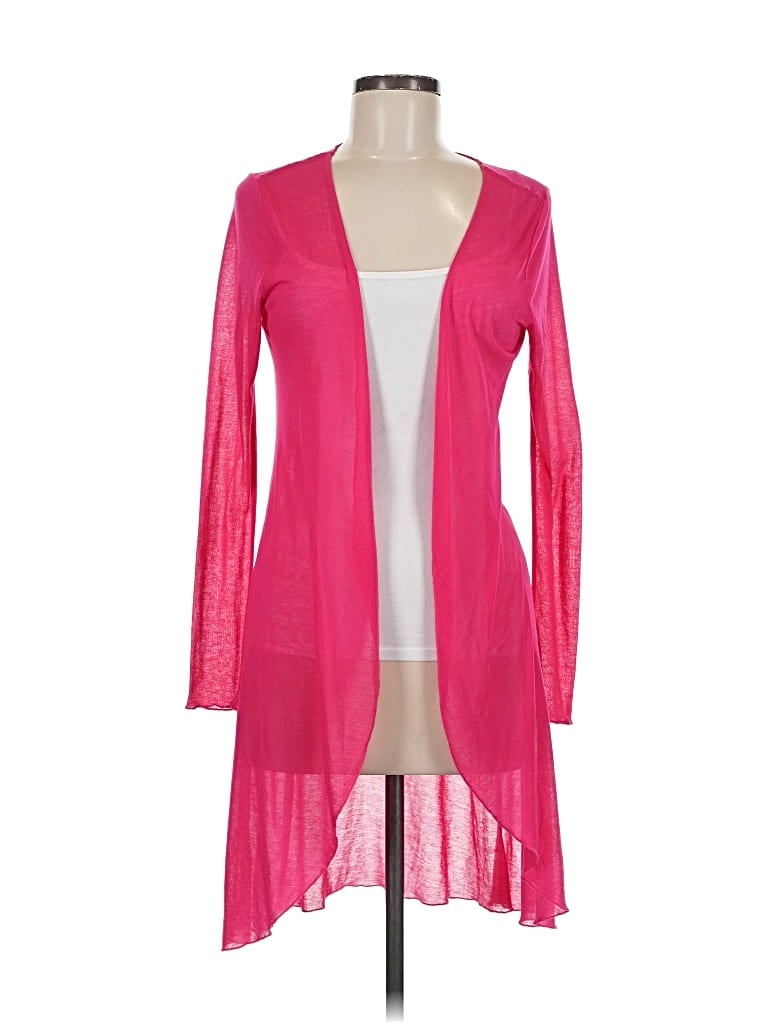 Pre-owned Bcbgmaxazria Cardigan Sweater In Pink