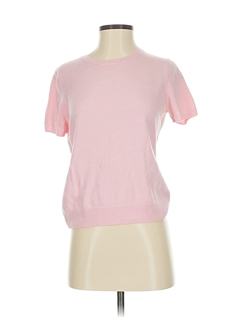 Pre-owned Brooks Brothers Wool Cardigan Sweater In Pink