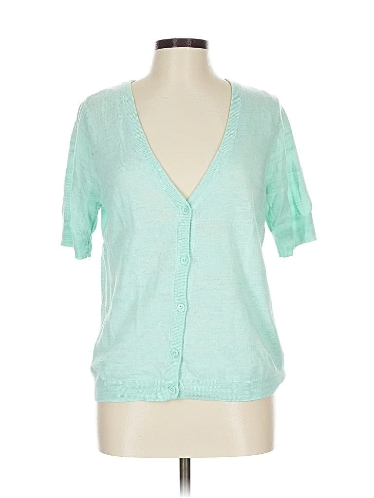 Pre-owned Croft & Barrow Cardigan Sweater In Green