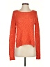 Leith 100% Acrylic Tweed Orange Pullover Sweater Size S - photo 1