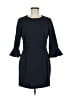 Donna Morgan Solid Black Casual Dress Size 8 - photo 1