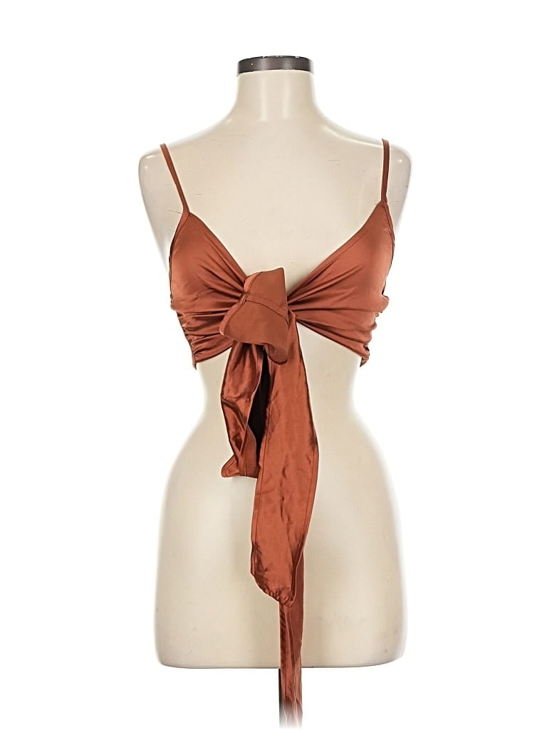 Cider Sleeveless Blouse In Brown