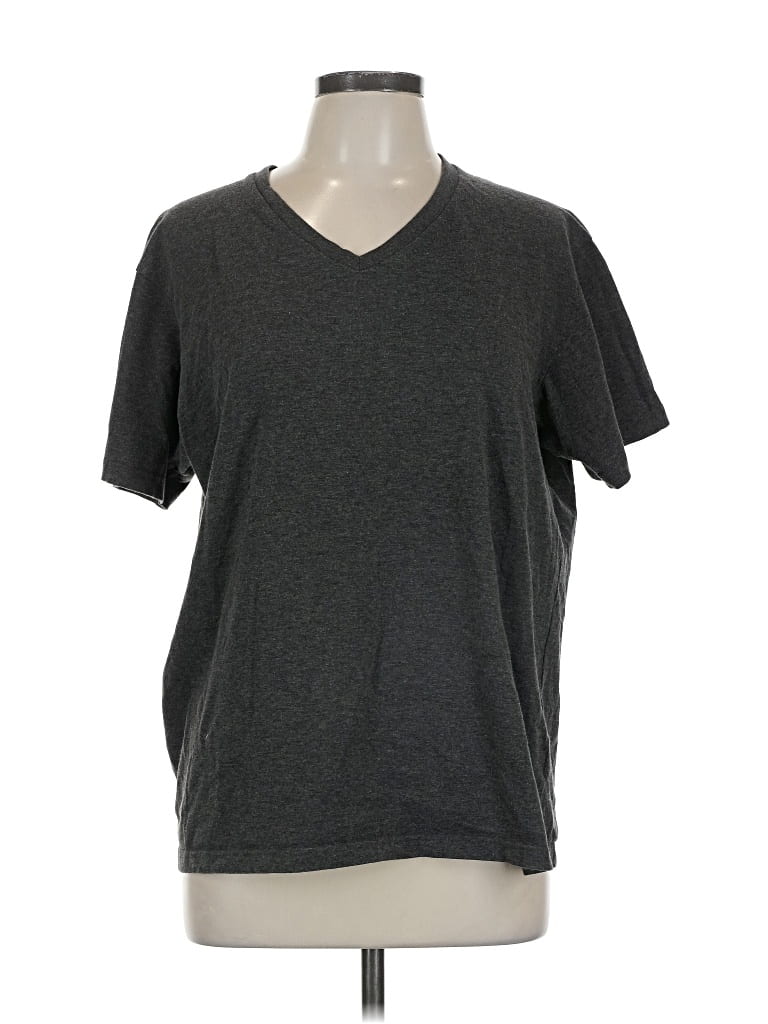 Pre-owned Uniqlo Short Sleeve T-shirt In Gray