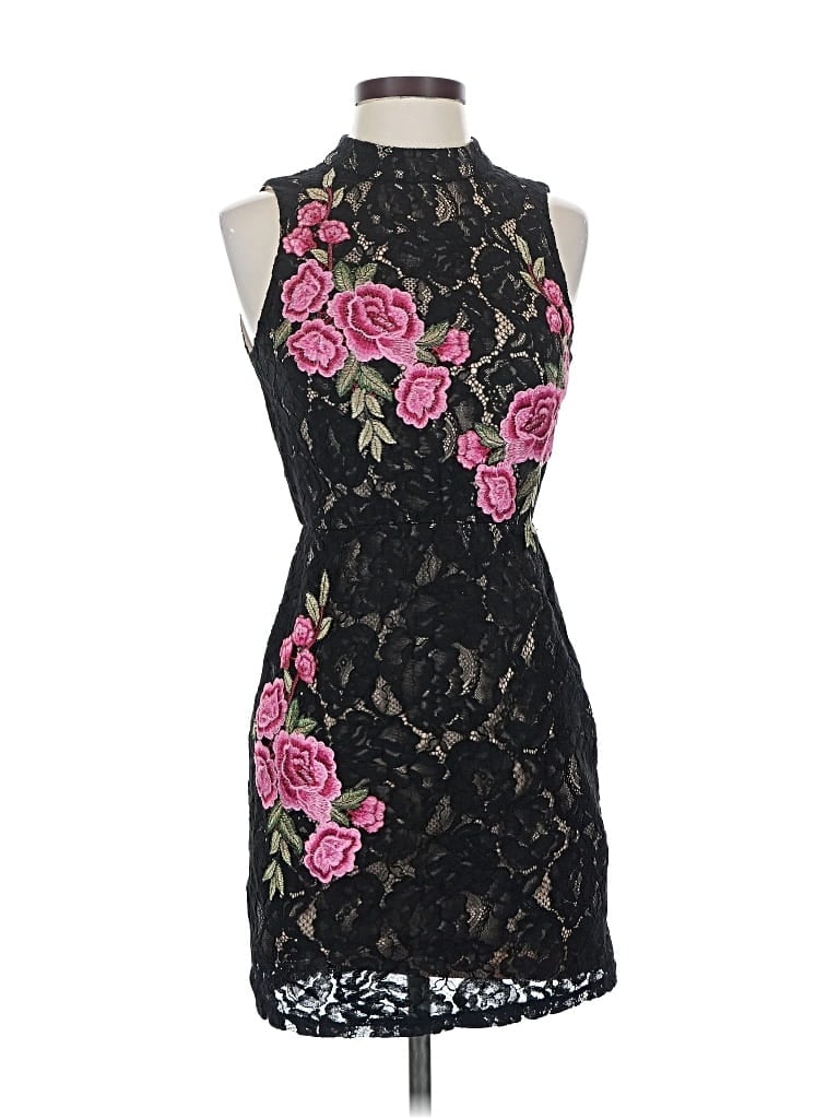 Pre-owned As U Wish Cocktail Dress In Black