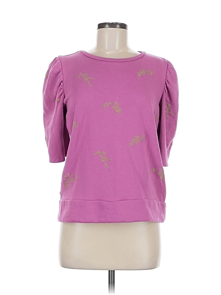 Pre-owned Ann Taylor Sweatshirt In Purple