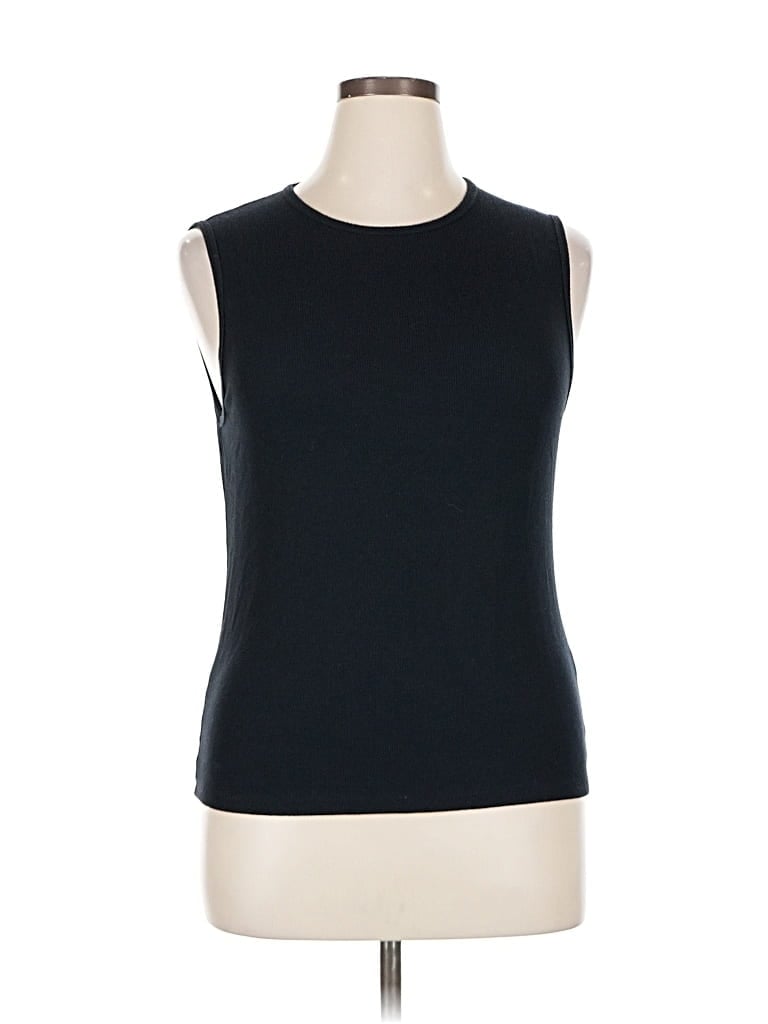 Pre-owned Abercrombie & Fitch Sleeveless T-shirt In Black