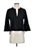 BCBGMAXAZRIA Black 3/4 Sleeve Blouse Size XXS - photo 1