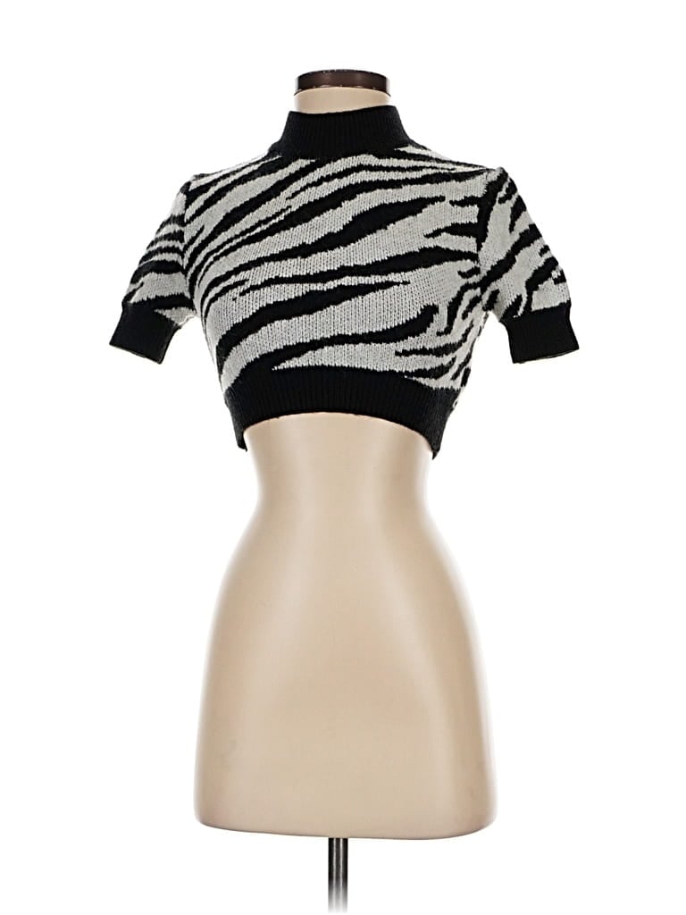 Pre-owned Unbranded Cardigan Sweater In Silver