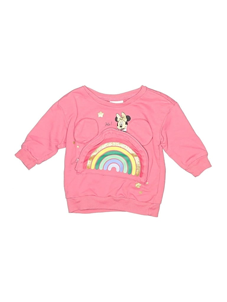Pre-owned Disney Babies' Sweatshirt In Pink