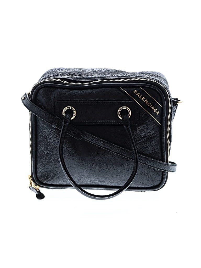 Pre-owned Balenciaga Leather Satchel In Black