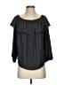 Ann Taylor 100% Polyester Gray 3/4 Sleeve Blouse Size S - photo 1