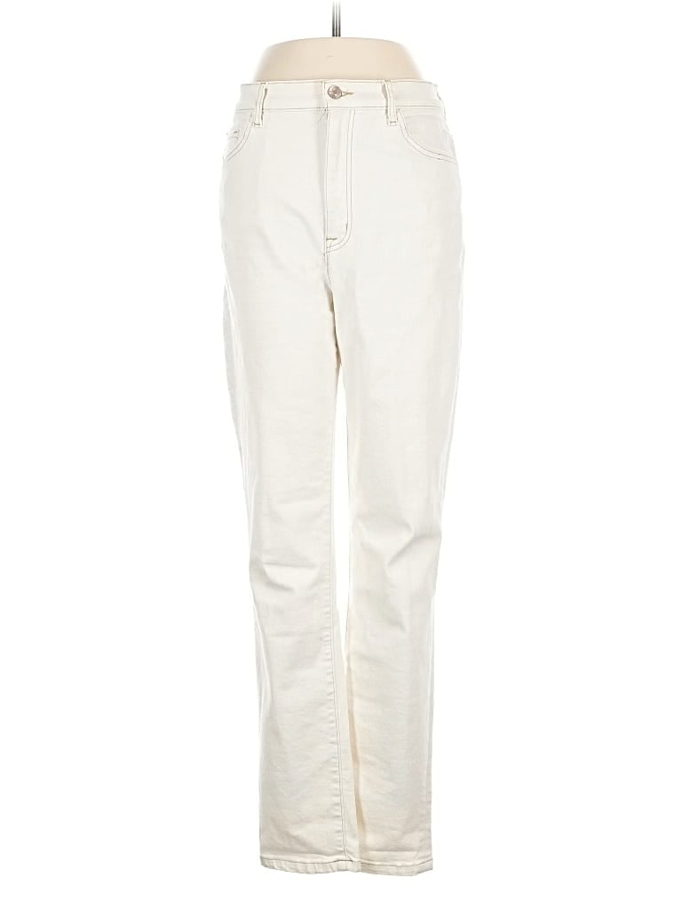 Pre-owned Current Elliott Jeans In White