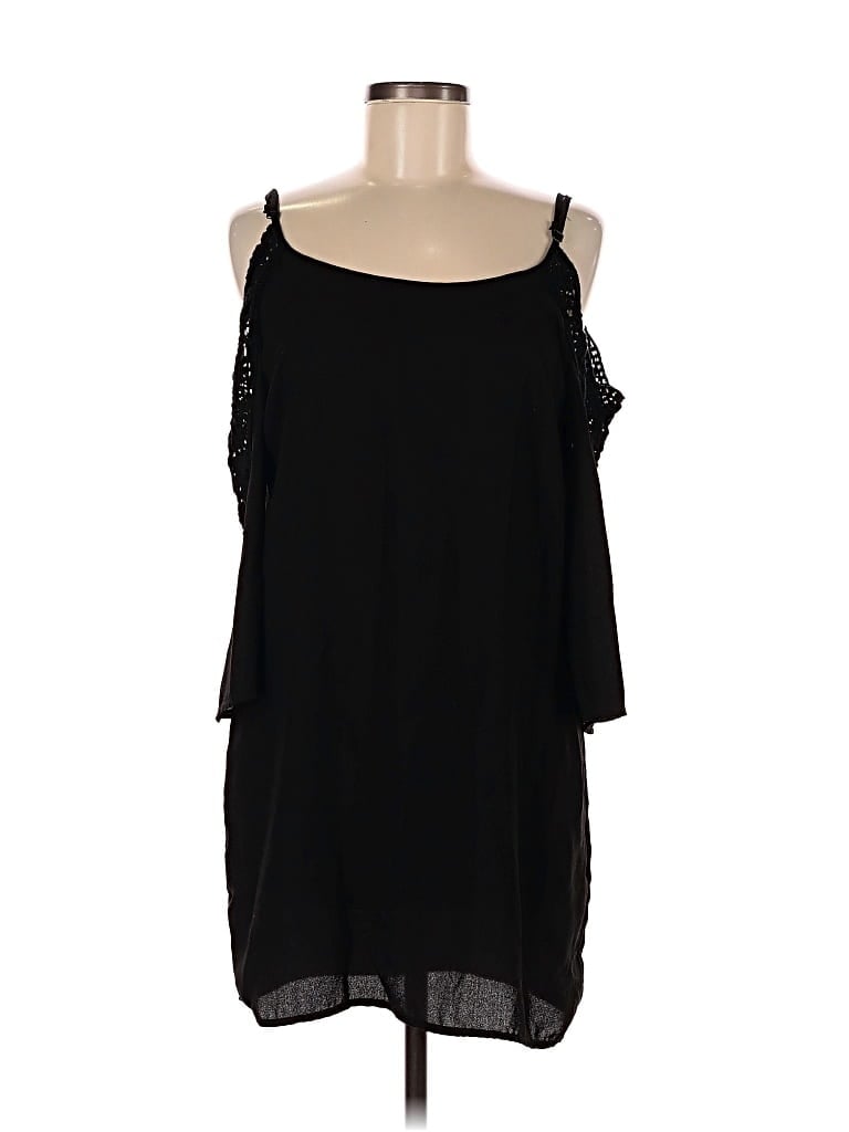 Pre-owned Xhilaration Casual Dress In Black