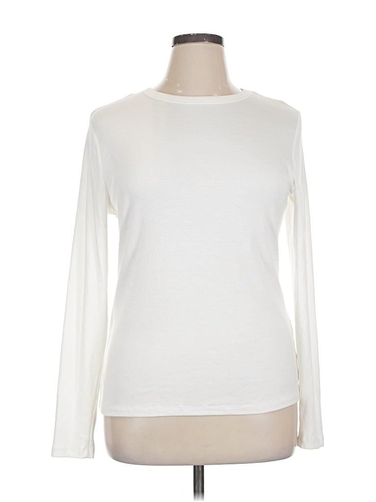 Pre-owned A New Day Long Sleeve T-shirt In White