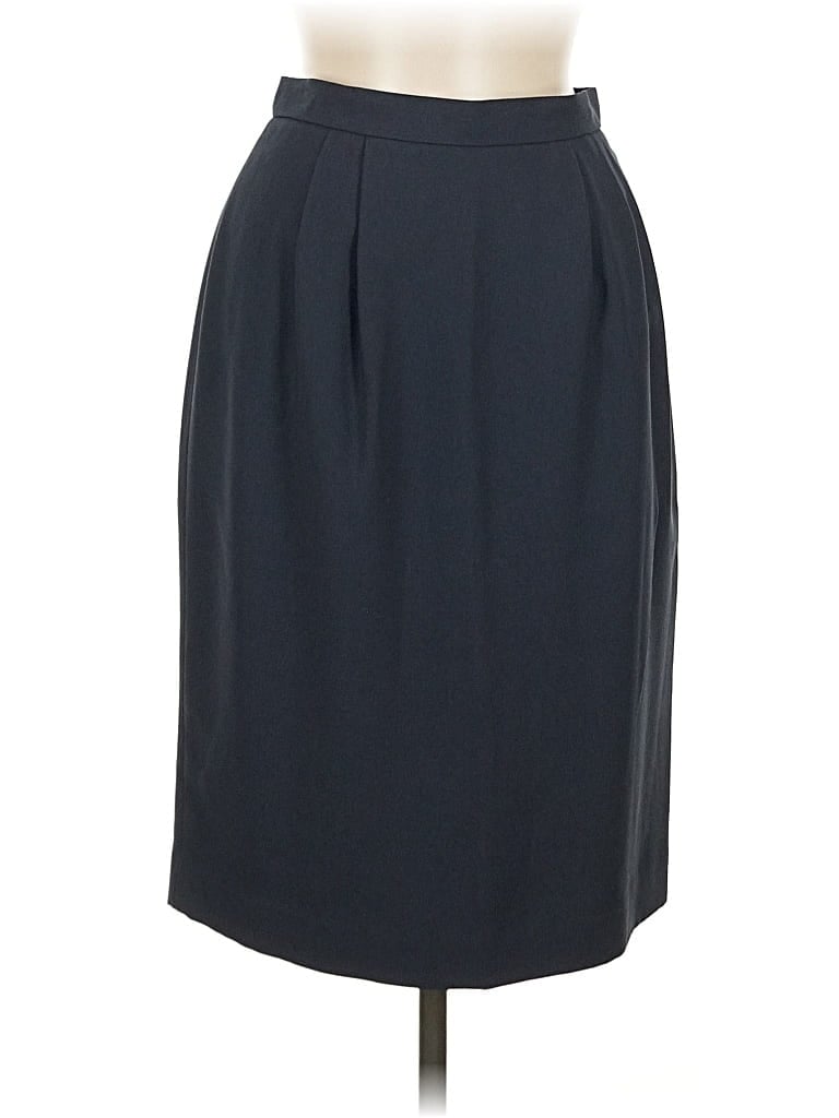 Pre-owned Chaus Formal Skirt In Gray