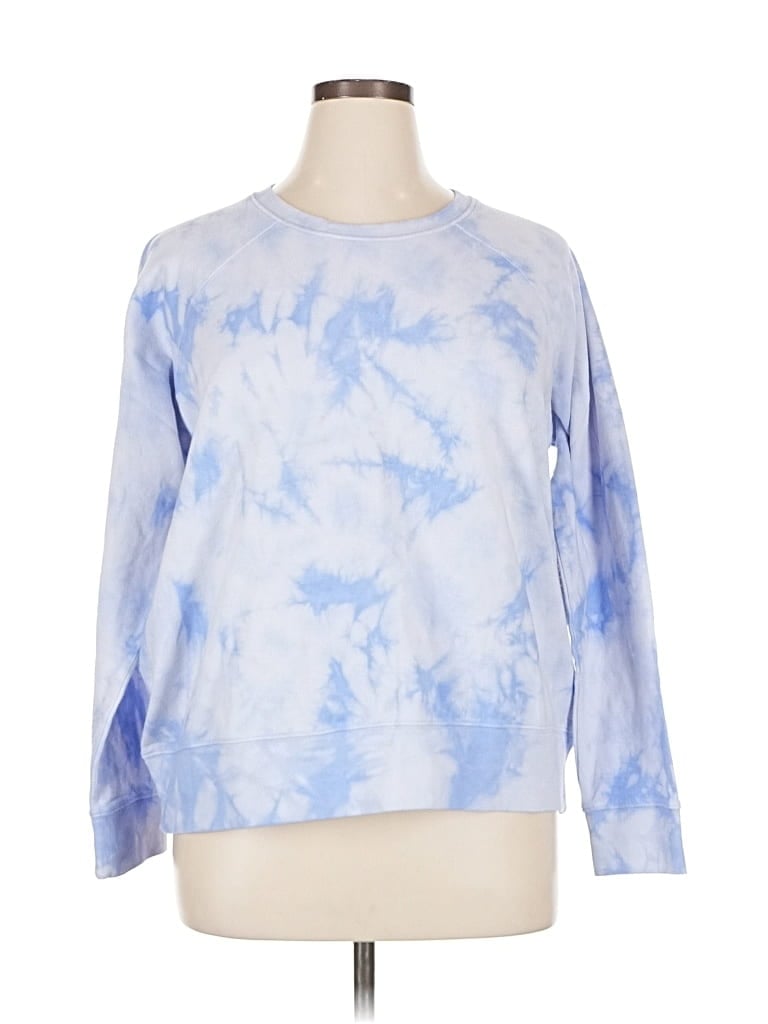 Pre-owned Athleta Sweatshirt In Blue