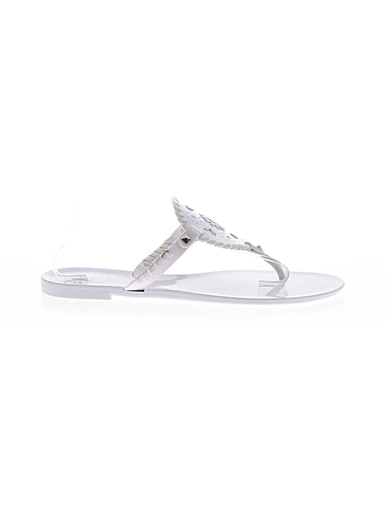 Pre-owned Jack Rogers Sandals In White