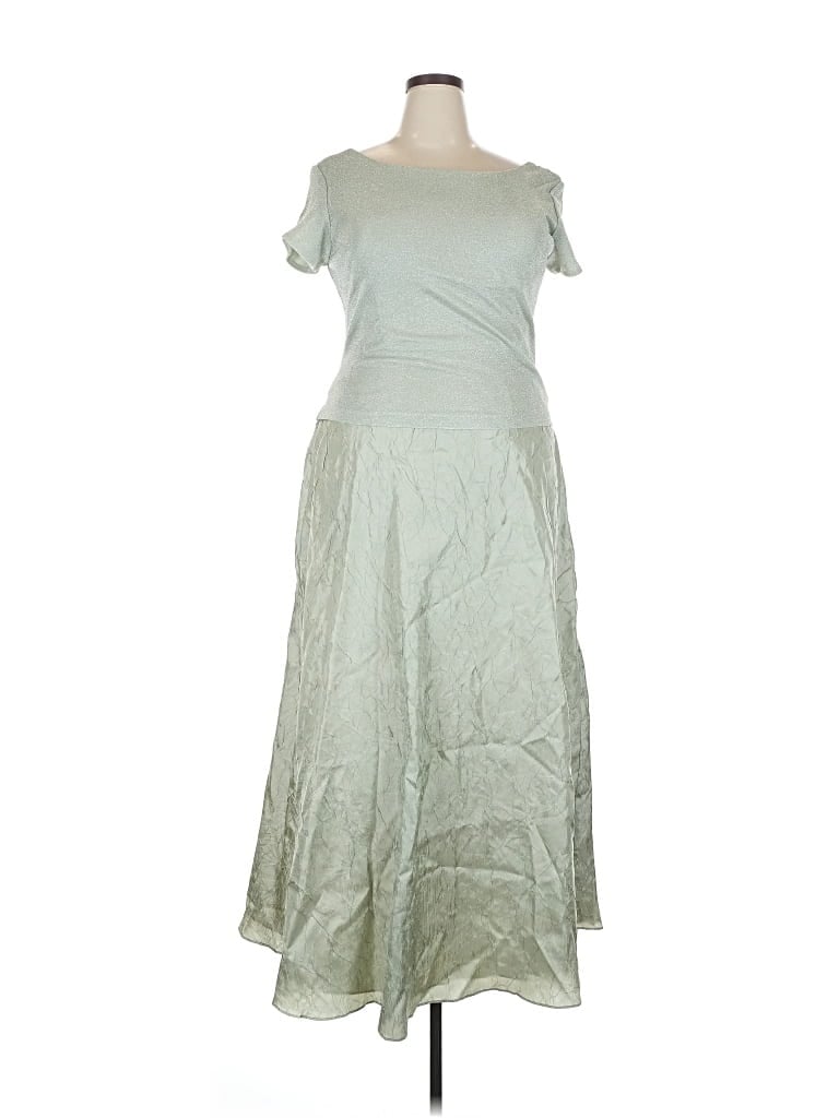 Pre-owned Arianna By Rachel Kaye Casual Dress In Green