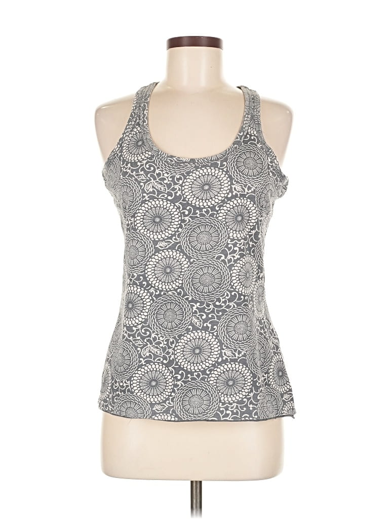 Pre-owned Fat Face Sleeveless Top Gray Halter Neckline Tops