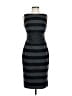 Cache Chevron-herringbone Gray Cocktail Dress Size 2 - photo 1
