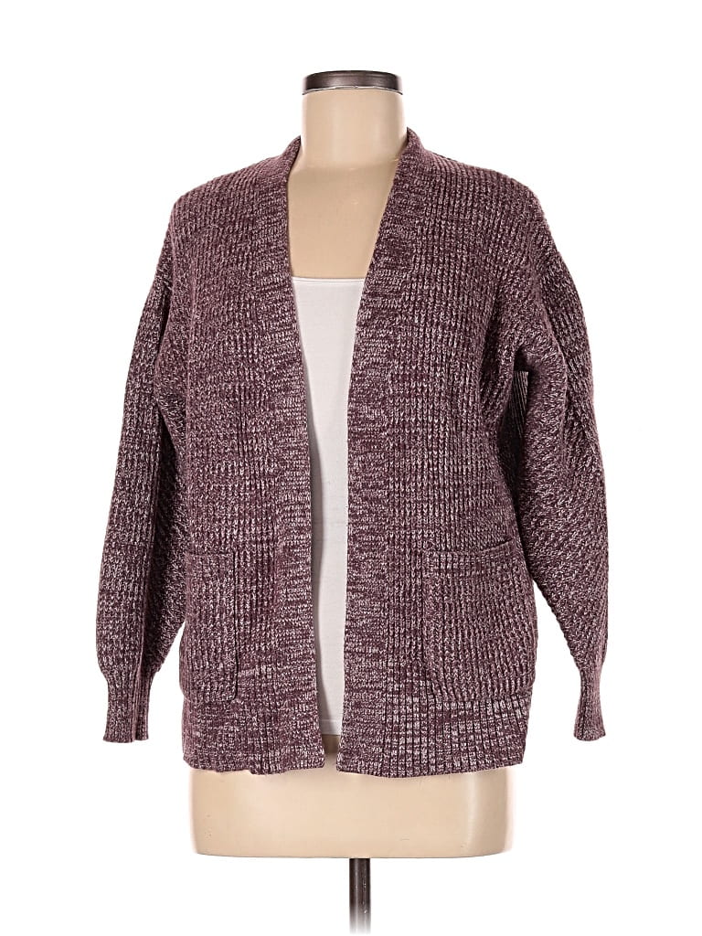 Pre-owned A New Day Cardigan Sweater In Burgundy