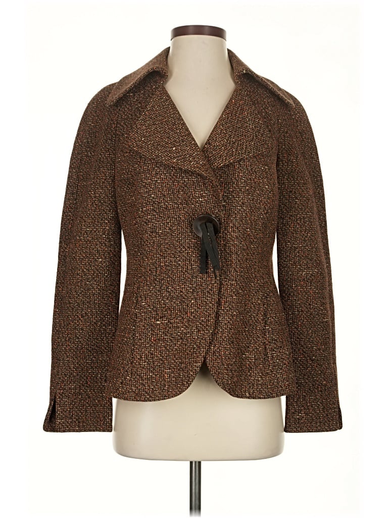 Pre-owned Ellen Tracy Coat In Brown
