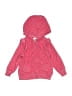 Carter's 100% Polyester Hearts Pink Zip Up Hoodie 12-18 MO / 18 MO - photo 1