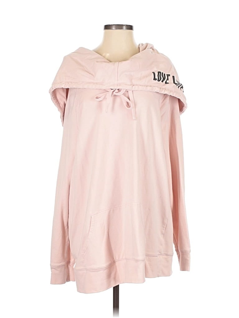 Pre-owned Soho Jeans New York & Company Pullover Hoodie In Pink