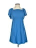Venus Solid Blue Casual Dress Size S - photo 1