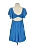 Venus Solid Blue Casual Dress Size S - photo 2