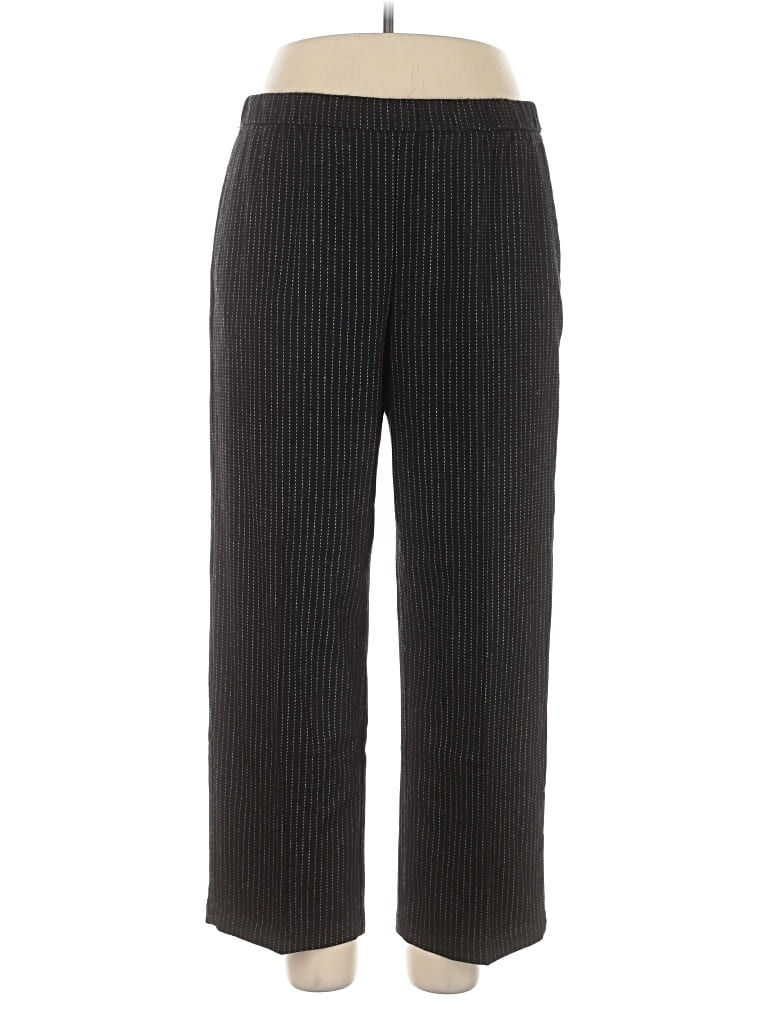 Pre-owned Eileen Fisher Casual Pants In Black