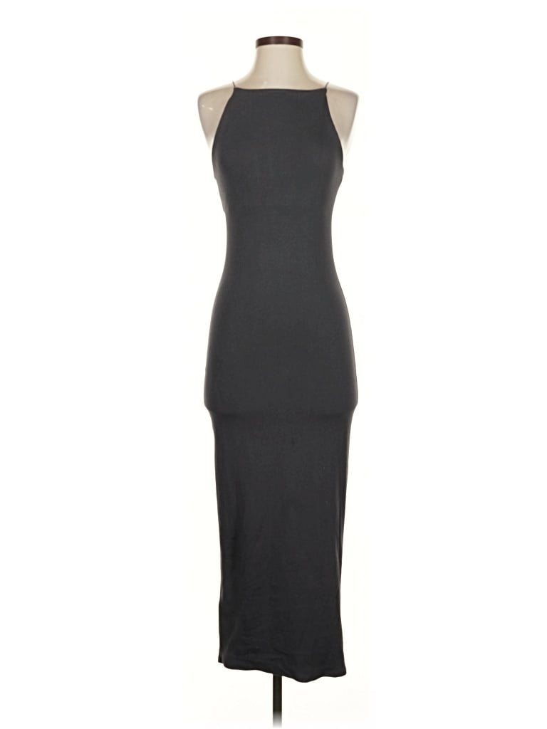 Pre-owned Mng Cocktail Dress In Gray