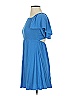 Venus Solid Blue Casual Dress Size S - photo 5