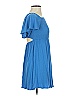 Venus Solid Blue Casual Dress Size S - photo 4