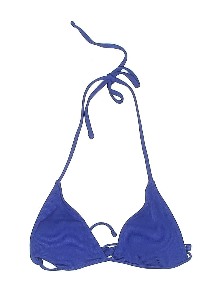 Pre-owned Shein Swimsuit Top Blue Swimwear