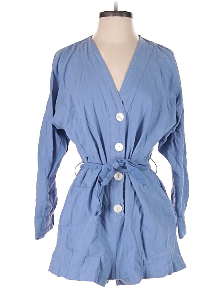 Pre-owned Zara Romper In Blue