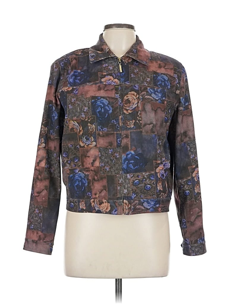 Pre-owned St John Jacket In Blue