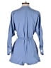 Zara Solid Blue Romper Size XS - photo 2
